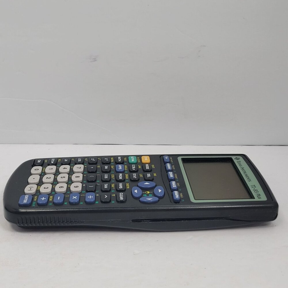Texas Instruments TI-83 Plus Graphing Calculator With Cover- Tested Works - Picture 5 of 8